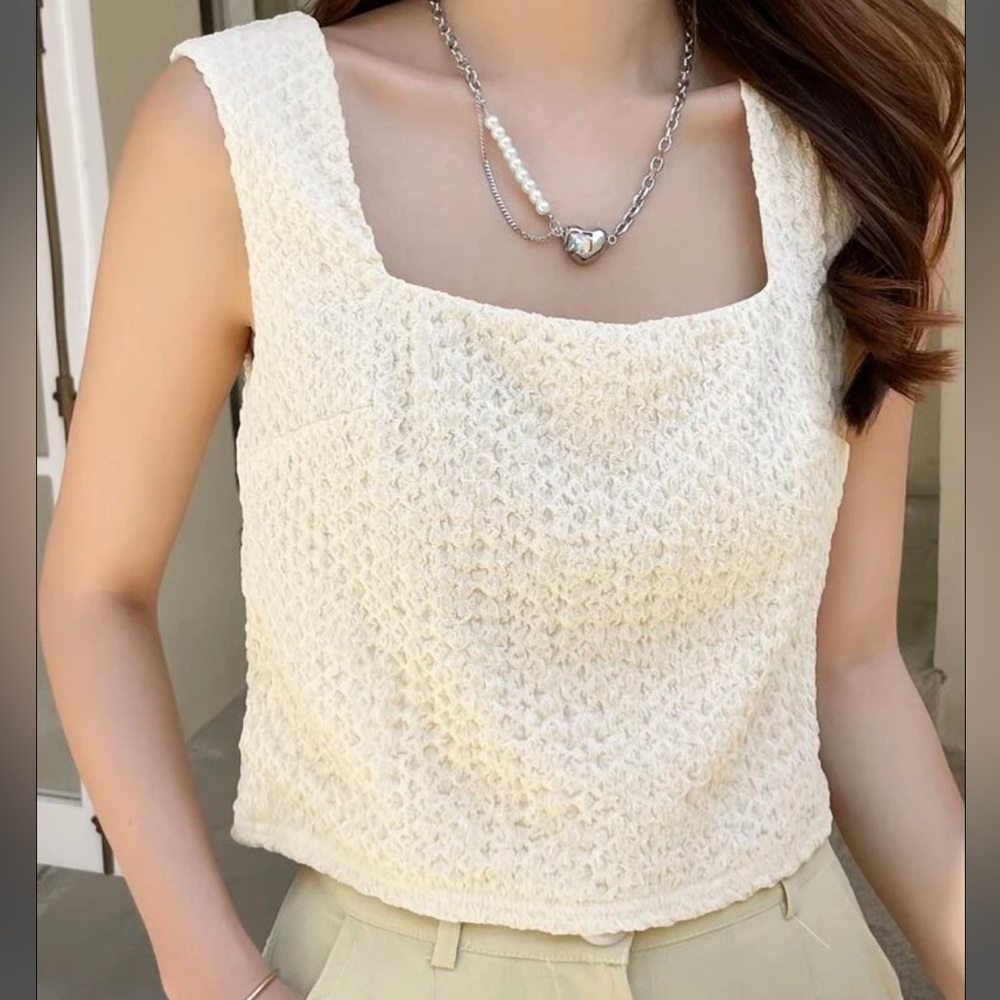 Cropped summer blouse - Picture 3 of 6
